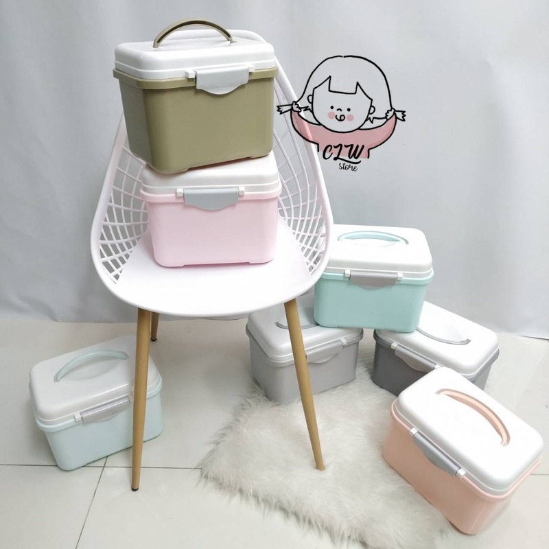 Box Container Kotak Penyimpanan / Piknik Box / Box Container Penyimpanan Handy / NEW Purple Containe