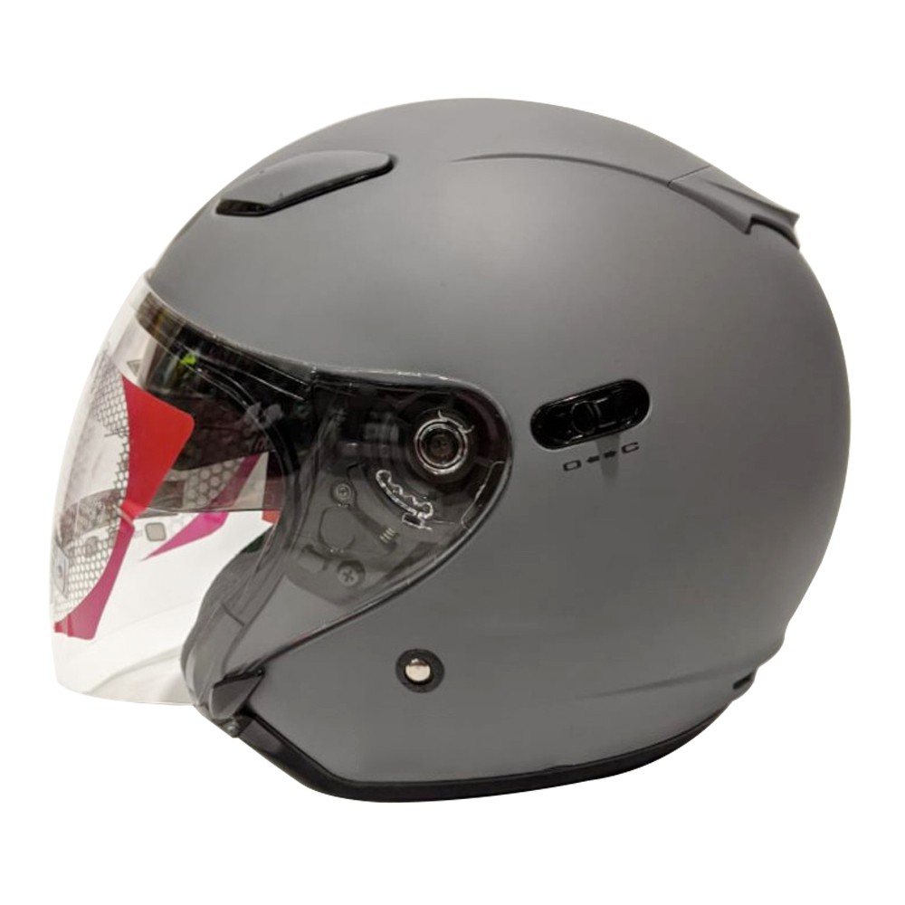 Jual Helm KYT DJ Maxi Solid Matt Gorilla Grey ORIGINAL Shopee Indonesia