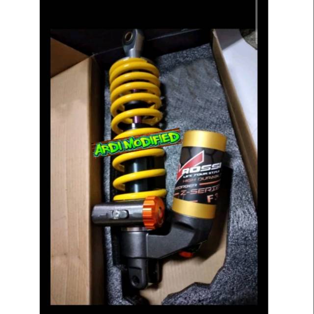 Shock belakang tabung mio, beat, vario 110, scoopy merk vrossi model tabung bawah