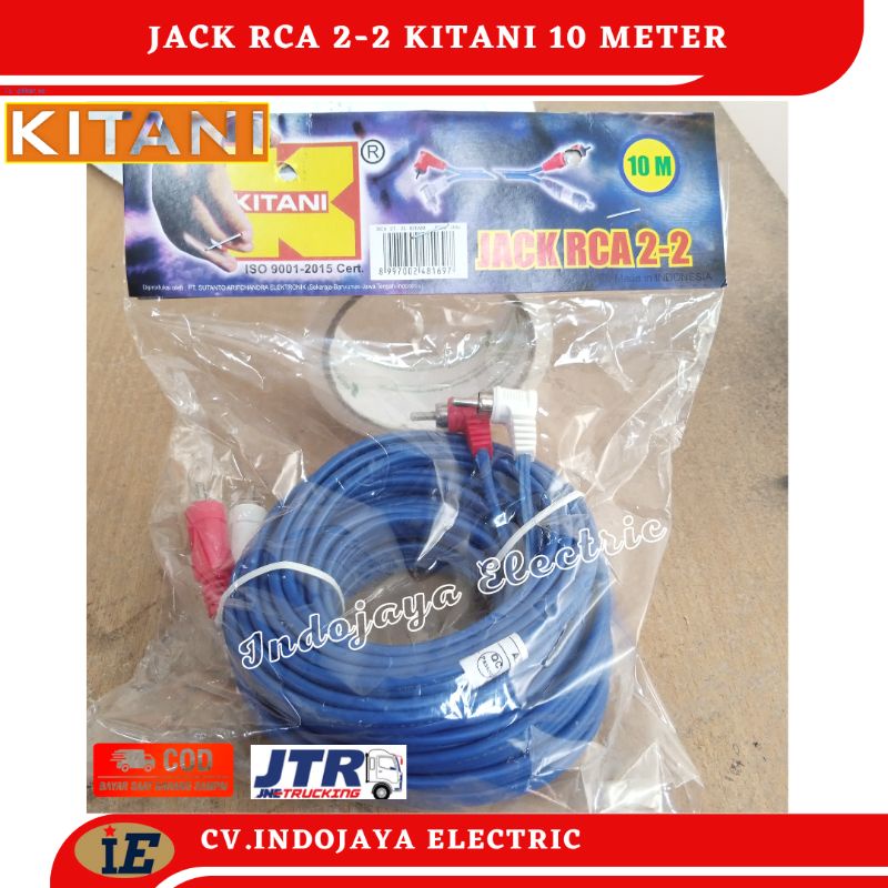 Jack Rca 2-2 / 2 Way Kitani 10 Meter