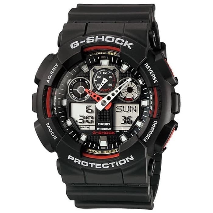 CASIO G-SHOCK GA-100 GA 100 ORIGINAL GARANSI RESMI INDONESIA