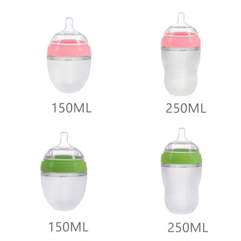 COD/Botol Silikon Bayi / Piko Bello Bayi Botol Susu / Botol Bayi Anti Kolik BPA Botol Susu Anti Kolik