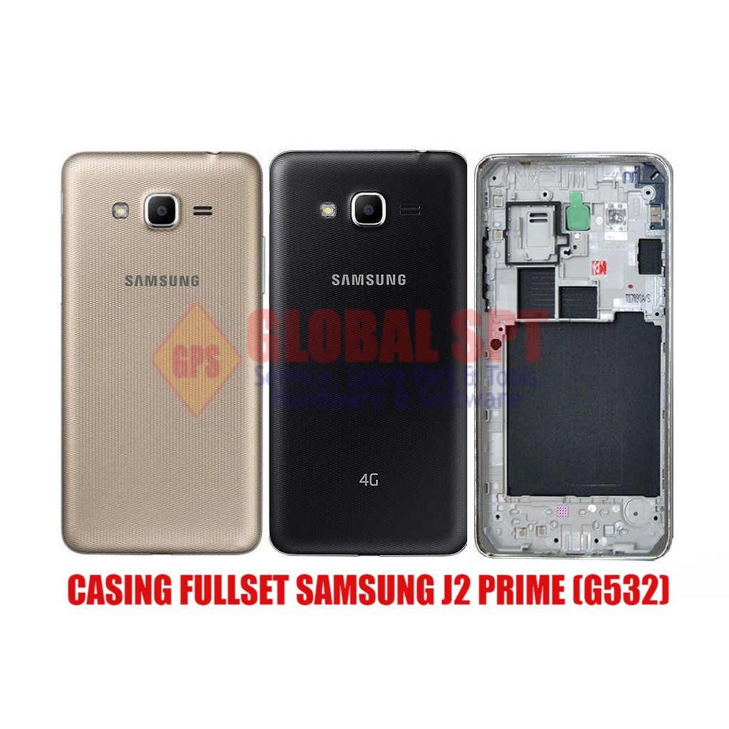 Case Samsung Galaxy J2 Prime Shiny Crome Anti Crack Shock 