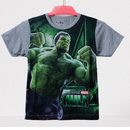 furo baju kaos hulk anak laki laki baju superhero anak