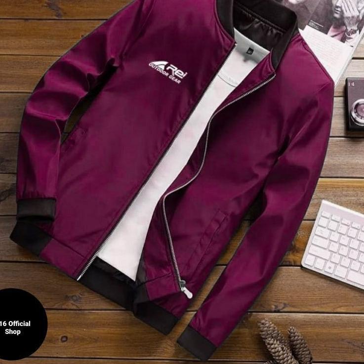 {GDN.10Jn22ᶠ} Jaket Bomber Kasual Premium Distro Semi Anti Air REI OUTDOOR