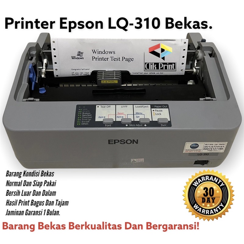 Printer Epson LQ310 Bekas