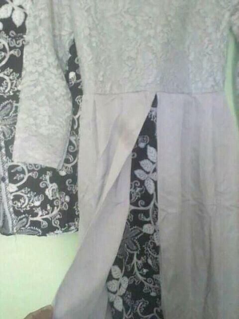 (real Pict) Couple Batik Kebaya Brukat Cp Sarwendah Jumbo Xl