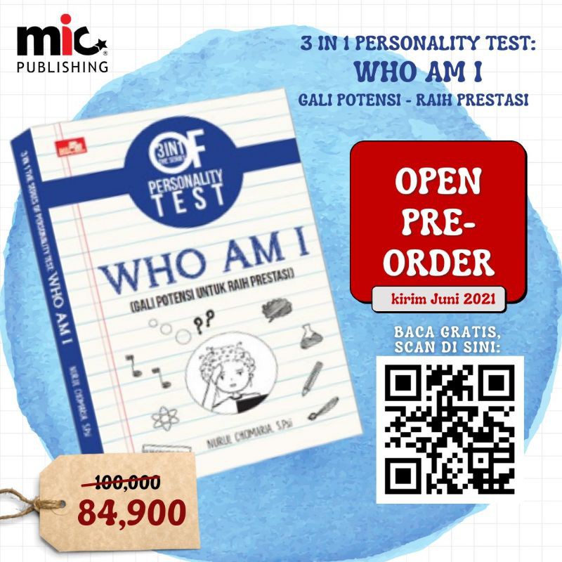 Buku WHO AM I / Galih Potensi untuk Raih Potensi Diri