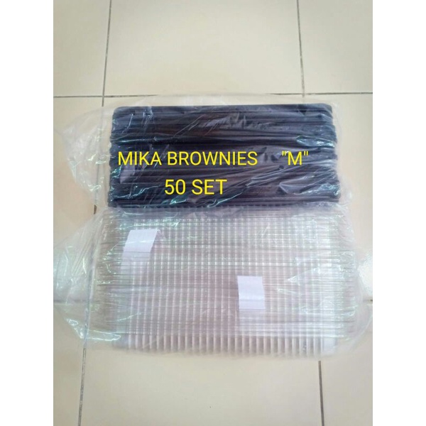 

MIKA BROWNIES SEDANG "M" BSM 50 SET