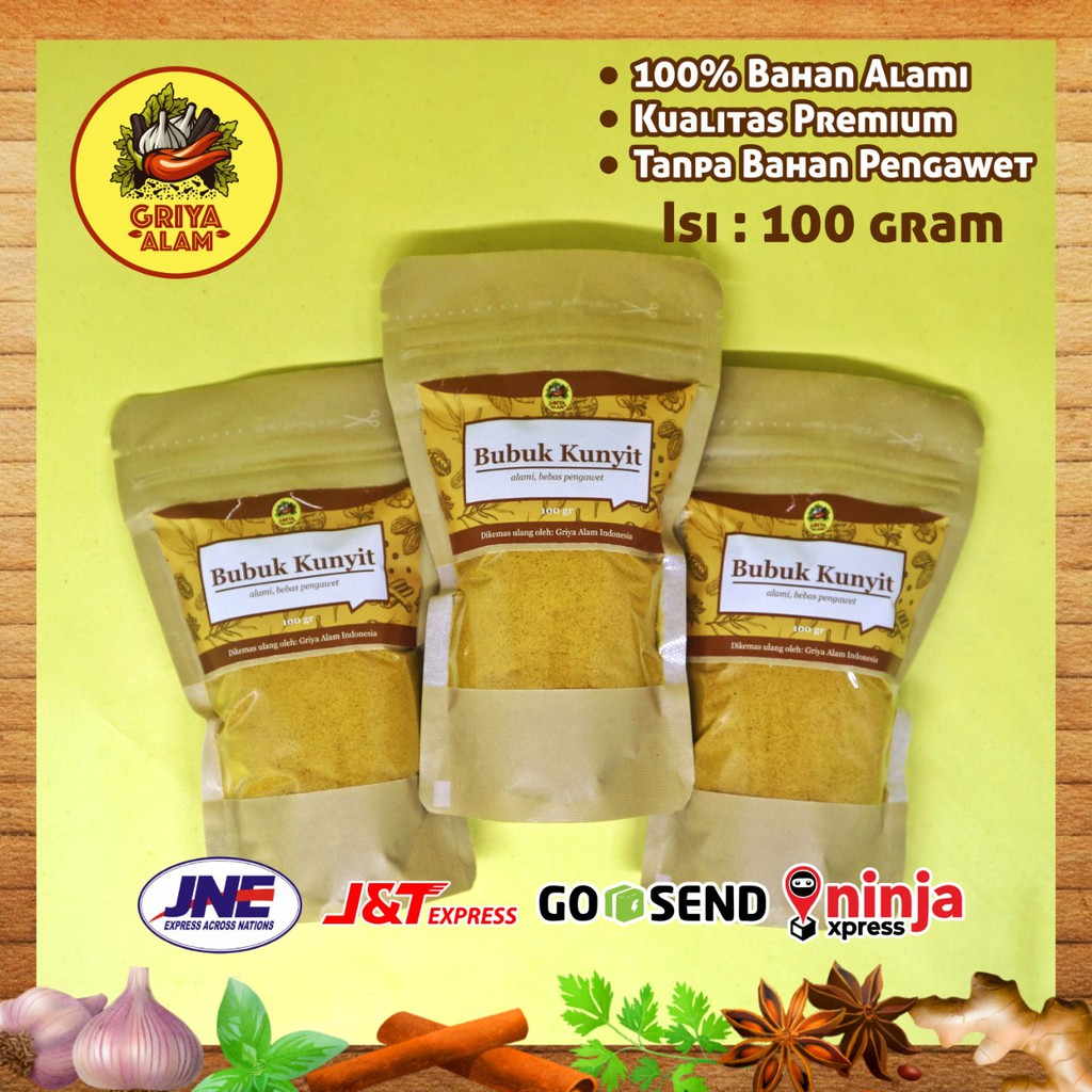 

Bubuk Kunyit 100 gr - Tumeric powder 100% ALAMI