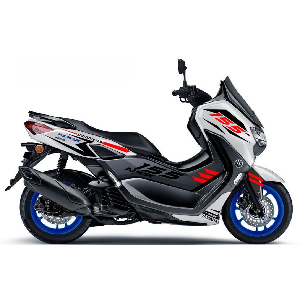 Cutting Stiker Sticker Striping  New Nmax 2020 / 2021 2022 Putih