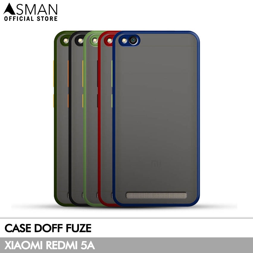 Asman Case Xiaomi Redmi 5A Doff Fuze Premium Shield Protector