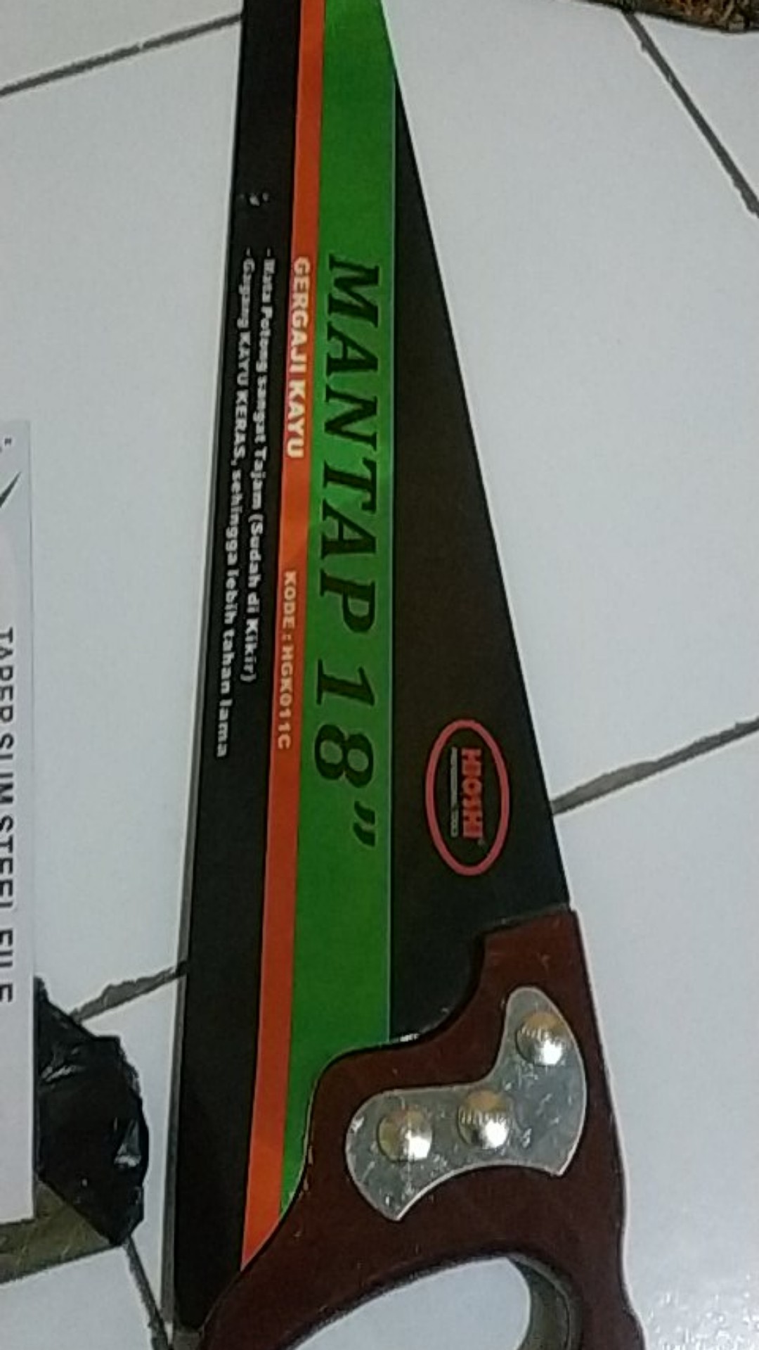 Gergaji Gorok Gagang Kayu Hioshi mantap