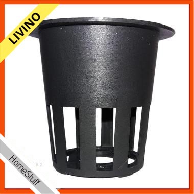 Pot Net 5cm Hidroponik 1 ( Hitam PCS) instalasi perlengkapan rumahan hidroponik sederhana LIVINO