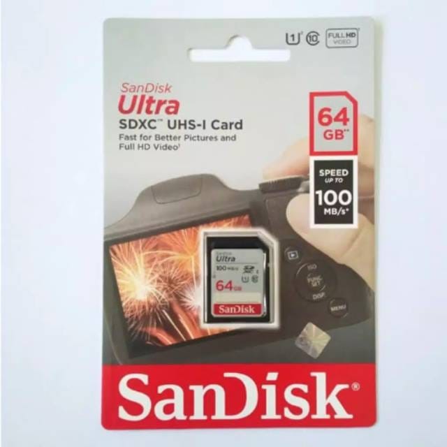 C_   SANDISK ULTRA SD CARD / SDCARD / SDXC 64GB 120MBPS - GARANSI RESMI