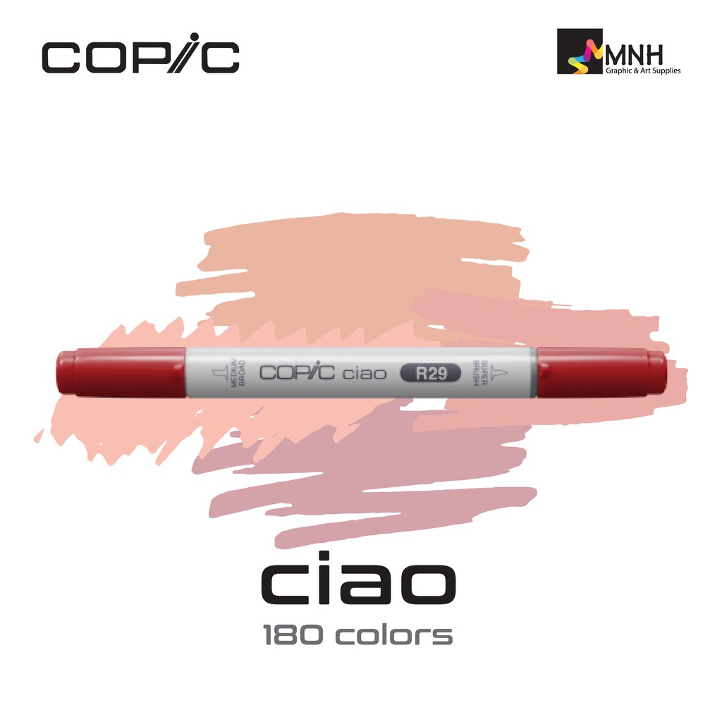 

Spidol Copic Ciao Marker Red Series (Satuan) R29 - R85