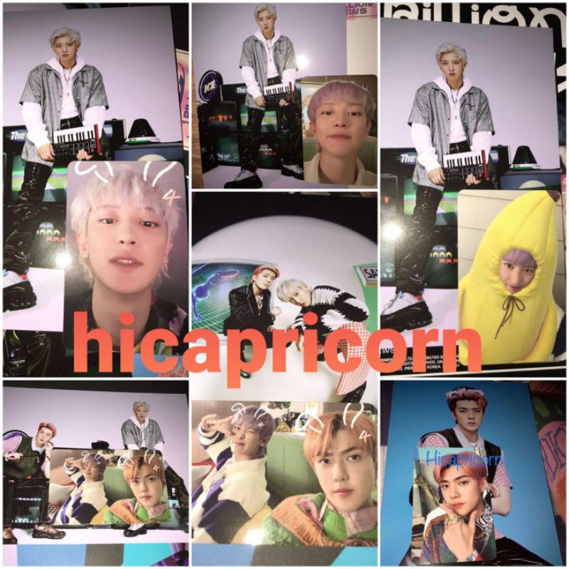 Photocard Postcard Exo Sehun Chanyeol 1 Billion Views (PC Exo SC) No DAMAGE