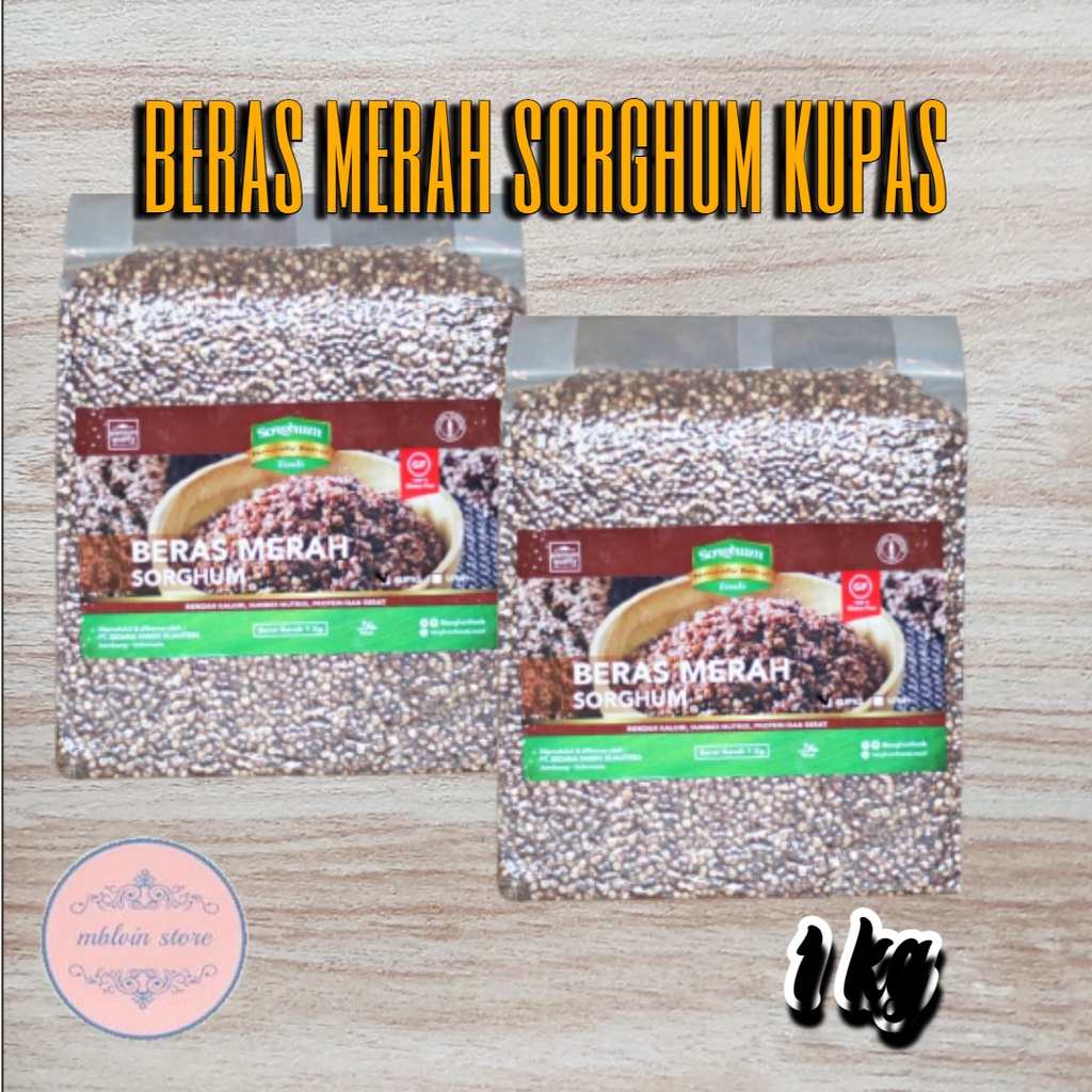 

Beras Sorghum Merah kupas 1 kg