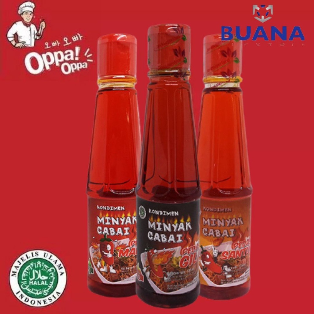

BUMBU MASAK MINYAK CABE / CABAI PEDAS / KONDIMEN CHILI OIL 135ML
