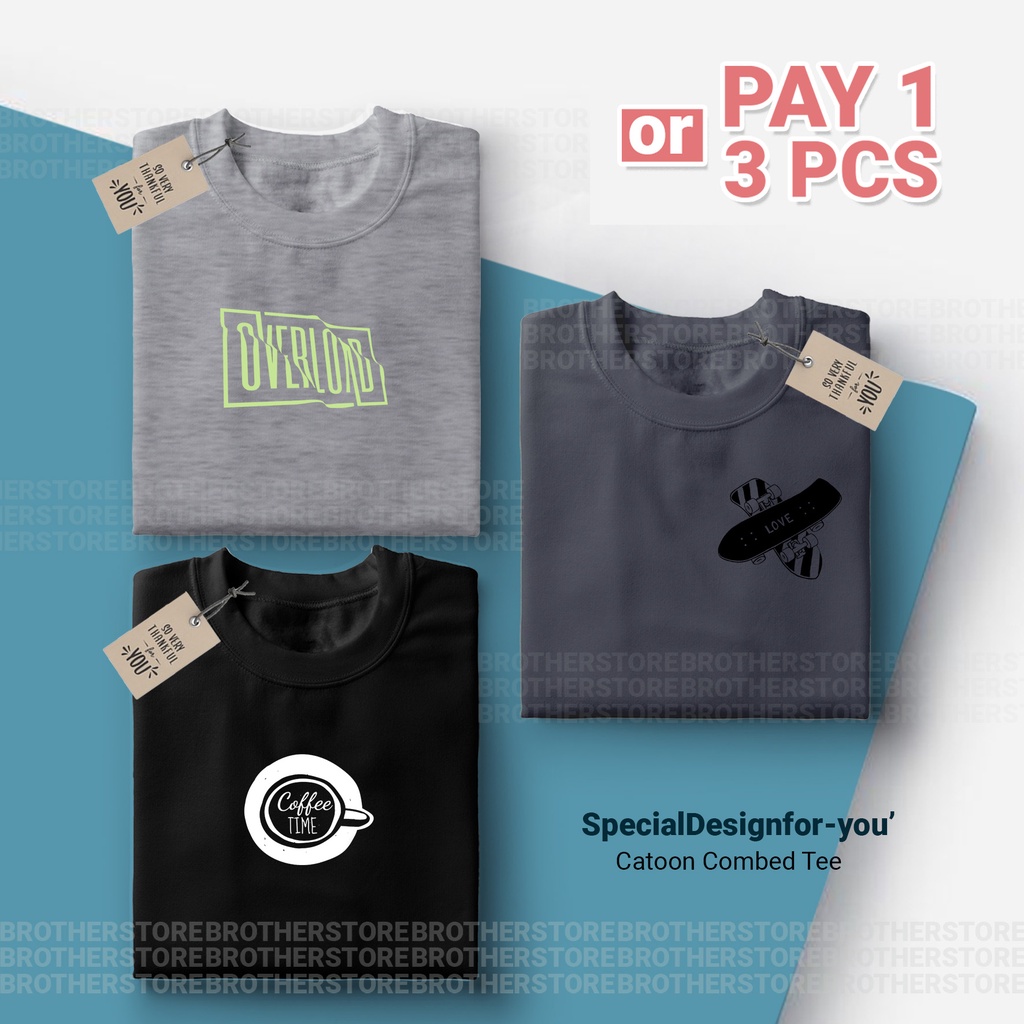 BUY 1 OR 3 PCS ( PROMO COD ) BROTHER STORE / Kaos Distro100% Catoon Combed 30s / ArticelOLCB