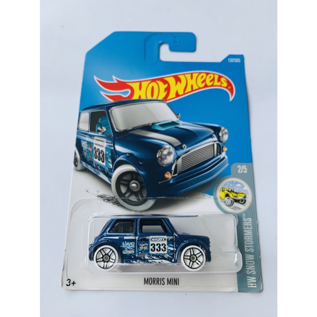 HOT WHEELS HOTWHEELS MORRIS MINI BIRU TUA 333 HW SNOW STORMERS DIECAST MINIATUR MOBIL MAINAN MOBILAN