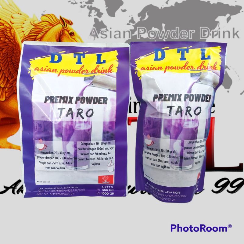 

Bubuk minuman DTL rasa taro / Powder drink DTL varian taro