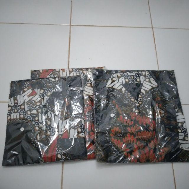 Batik Couple Keluarga Sania Ruffle Ori Ndoro Jowi Motif Abangan