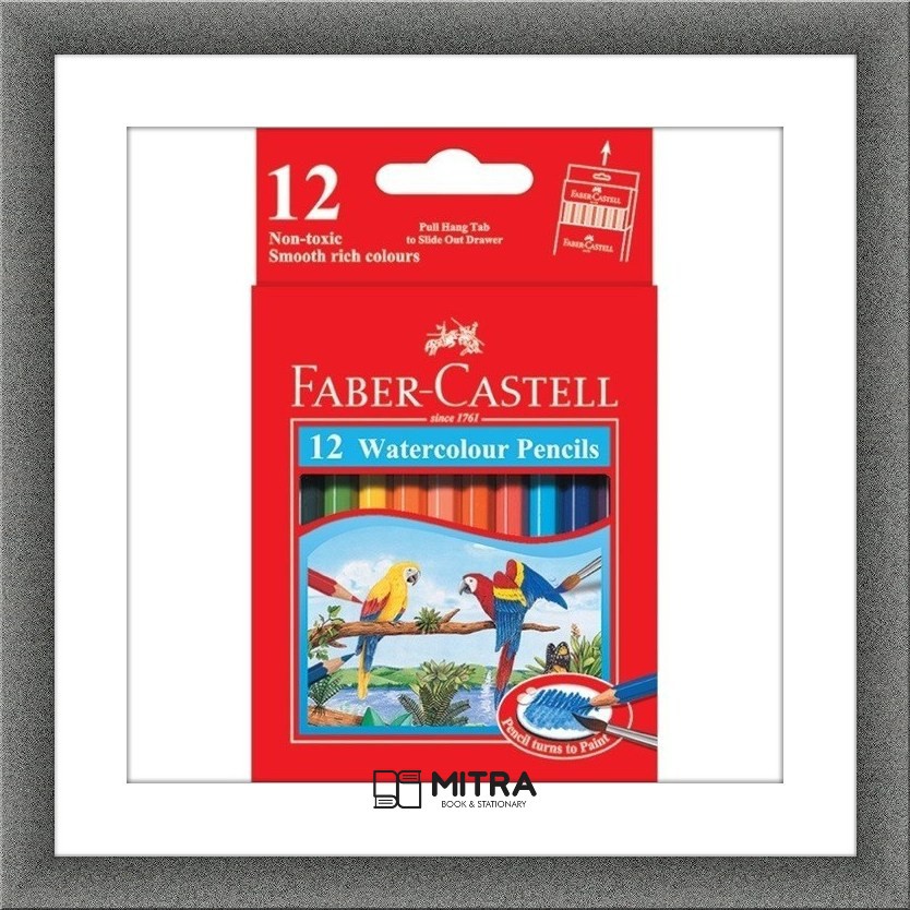 

Pensil Warna Faber Castell Watercolour 12 Warna Pendek