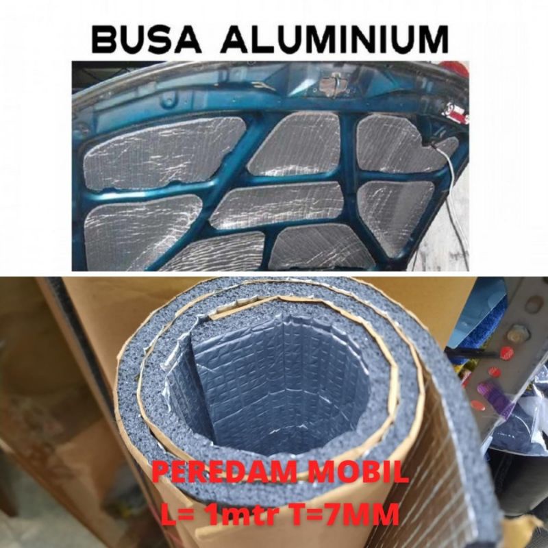 perdam panas, busa alumunium foil