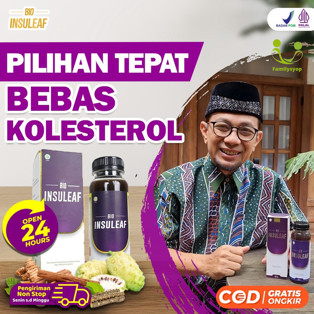 Bio Insuleaf –Minuman Herbal Alami Bantu Atasi Kencing Manis Turunkan Gula Darah Asam Urat Kolesterol Cegah Gagal Ginjal &amp; Perbaikan Sel Yang Rusak