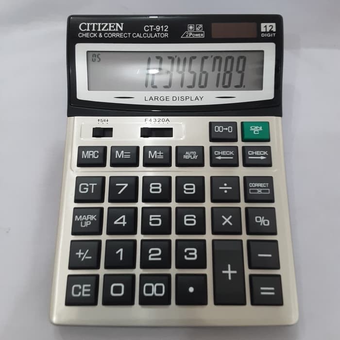 

Kalkulator Citizen CT 912 . Kalkulator 12 Digit