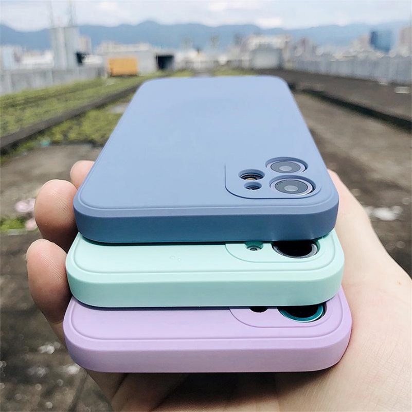 Soft Case TPU Transparan Cover iPhone 13 12 11 Pro Max X Xr Xs Max 7 8 6 6s Plus