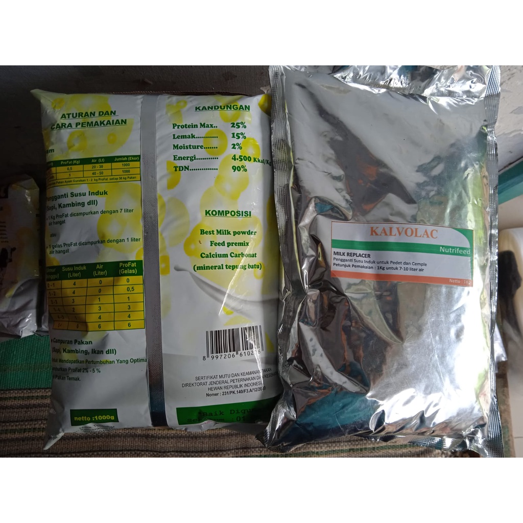

paket 1 kg susu ternak profat + 1 kg susu ternak calvolac TERMURAH HARGA PROMO