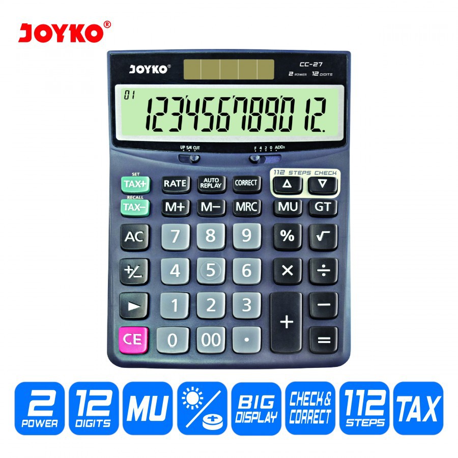 

Joyko Calculator / Kalkulator CC-27