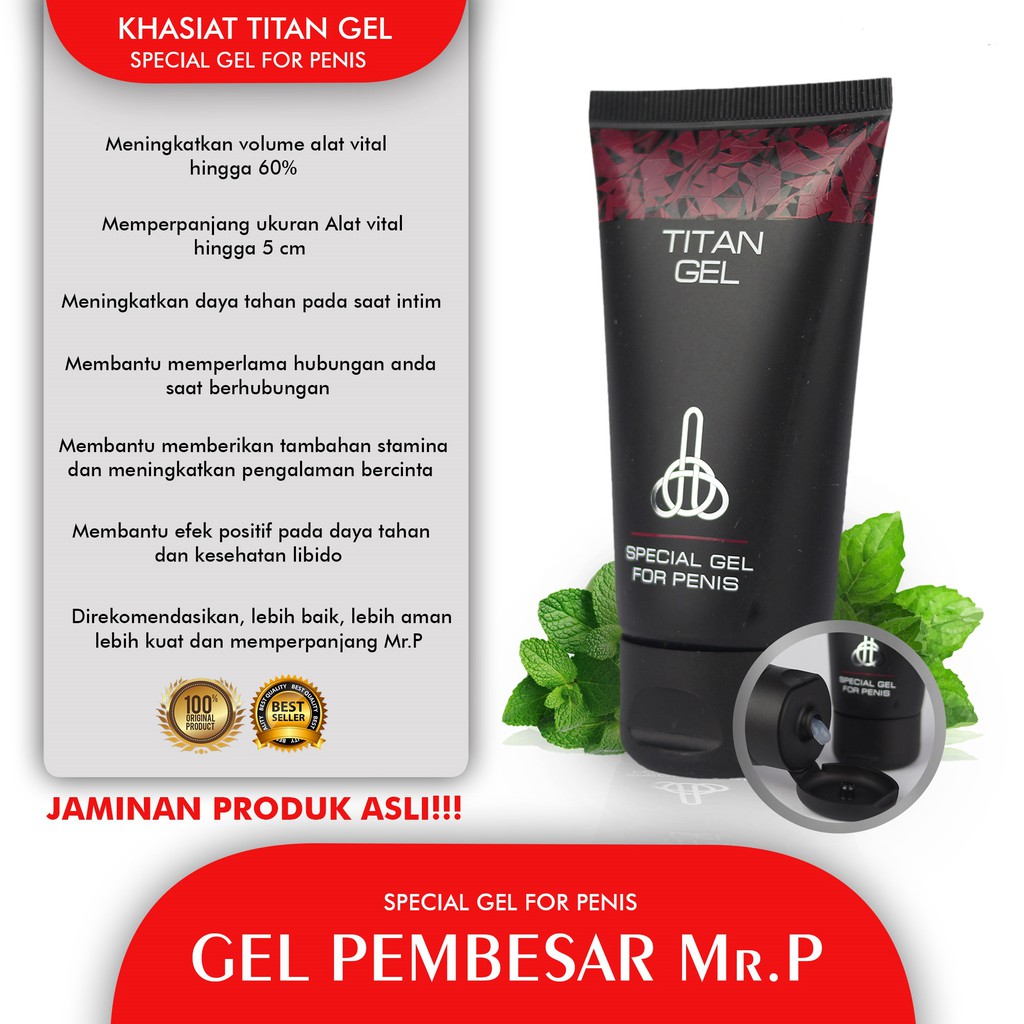 Asli Obat Oles Pria Permanen Pembesar Kelamin Pria Alat Vital Gel Shopee Indonesia