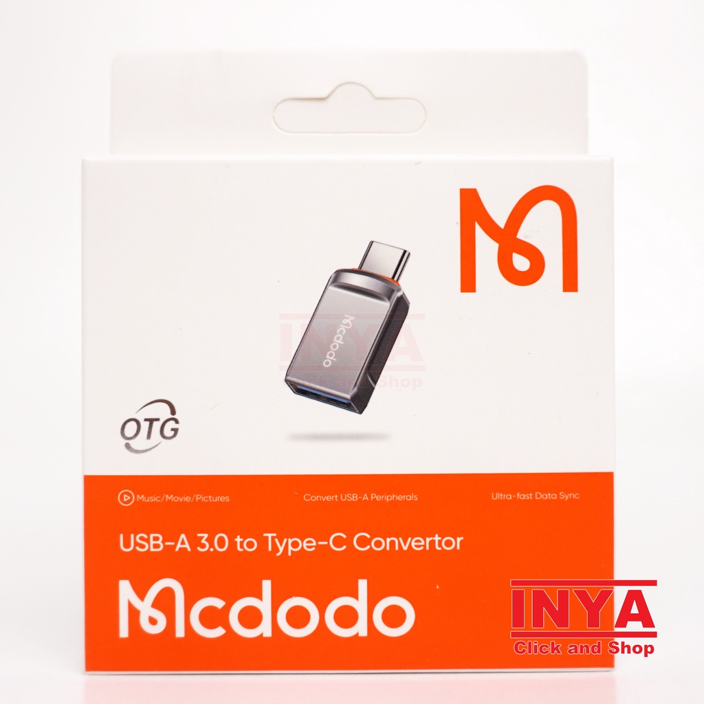 MCDODO OT-8730 OTG ADAPTER USB A to Type C - Connector - Konverter