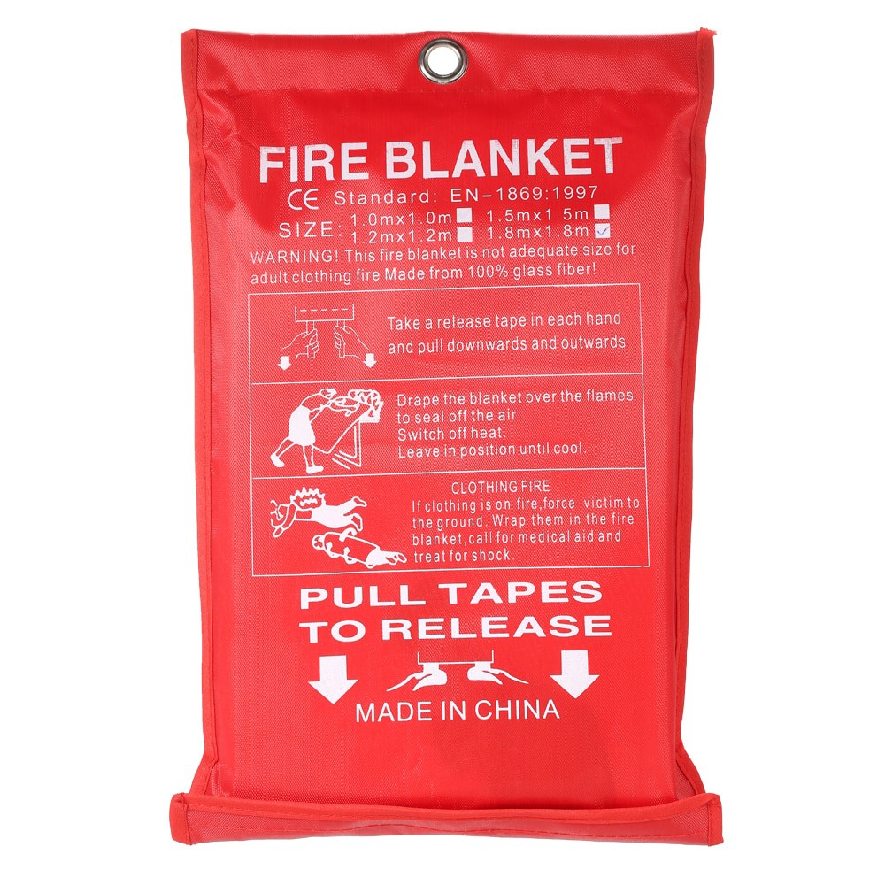 Jual Fire Blanket 1,8x1,8M Flame Shelter Cover Emergency Kain Pemadam ...