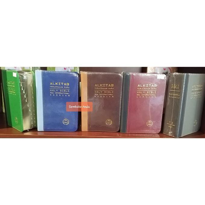 READY-STORE ALKITAB DWIBAHASA BILINGUAL INDONESIA - INGGRIS NIV - HIJAU