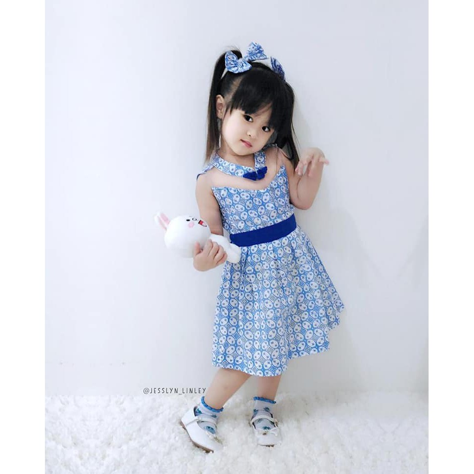 Ethnic Meihua Cheongsam Batik Modern Dress Batik Anak Baju Batik Anak Cheongsam Kids Batik Couple