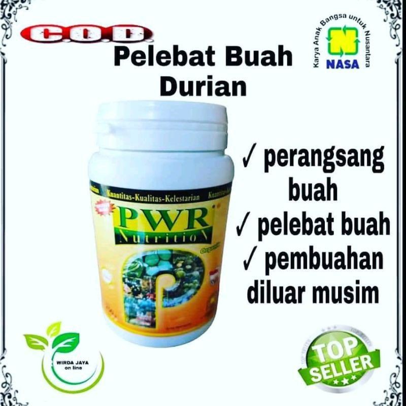 Pupuk POWER NUTRITION NASA Isi 250 gram Pupuk Organik Untuk Pelebat buah