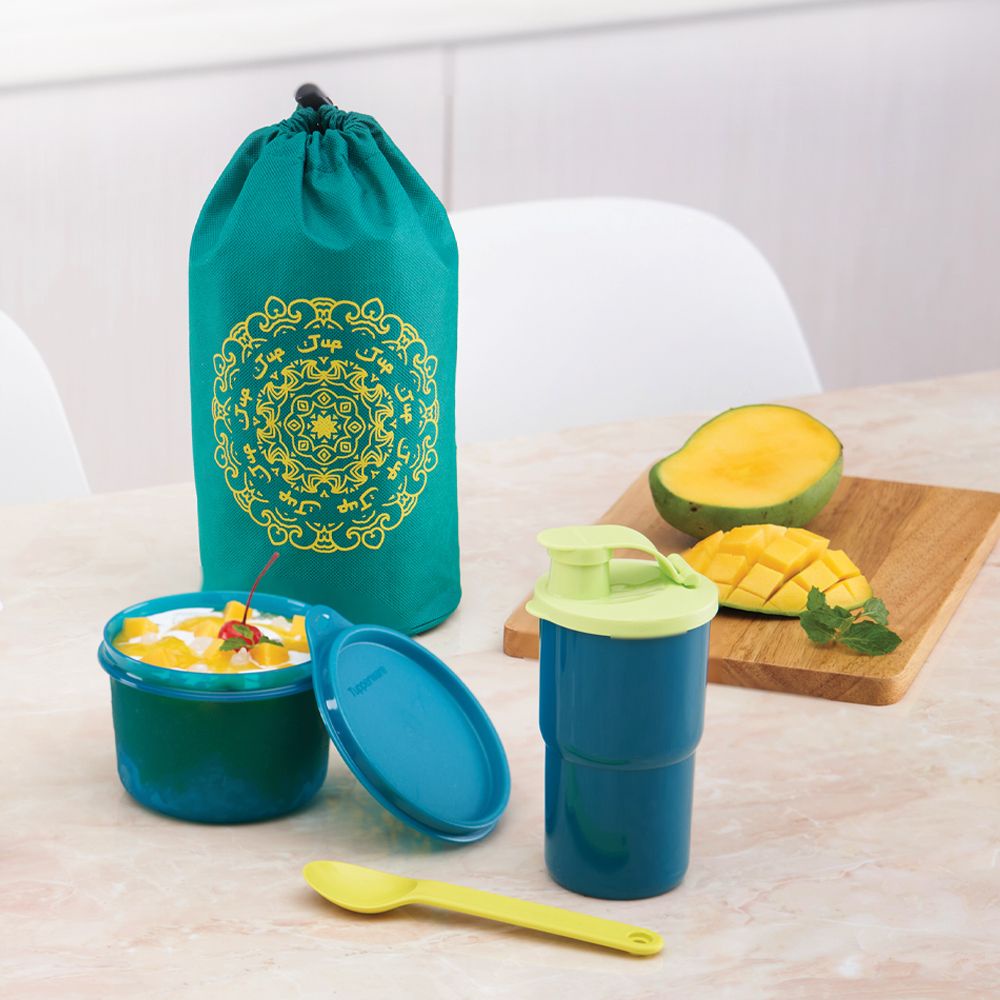 Ramadhan Set tempat makan dan tumbler dan tas wadah bekal