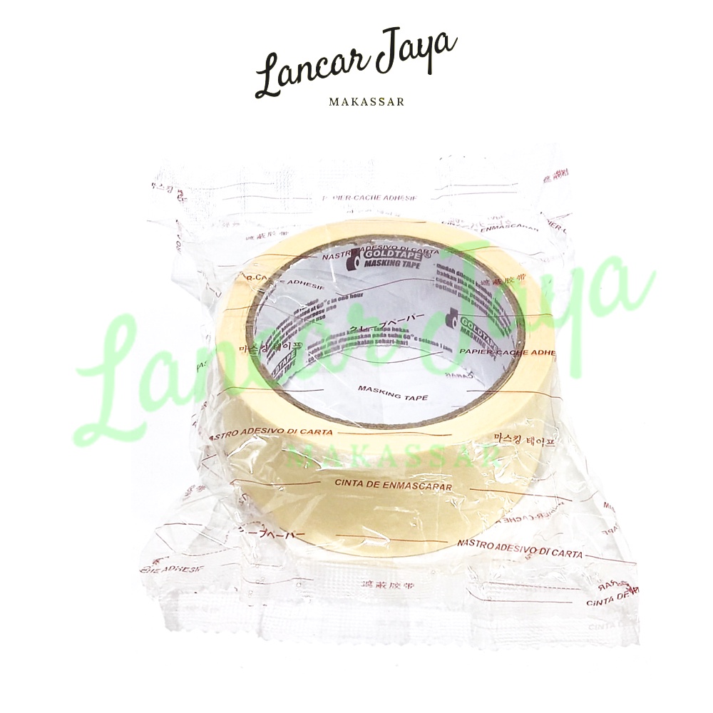 

Selotip / Lakban Kertas / Masking Tape Goldtape 48mm x 25M