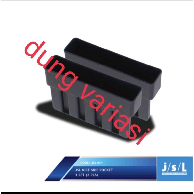 holder samping mobil nice pocket tempat hp power bank