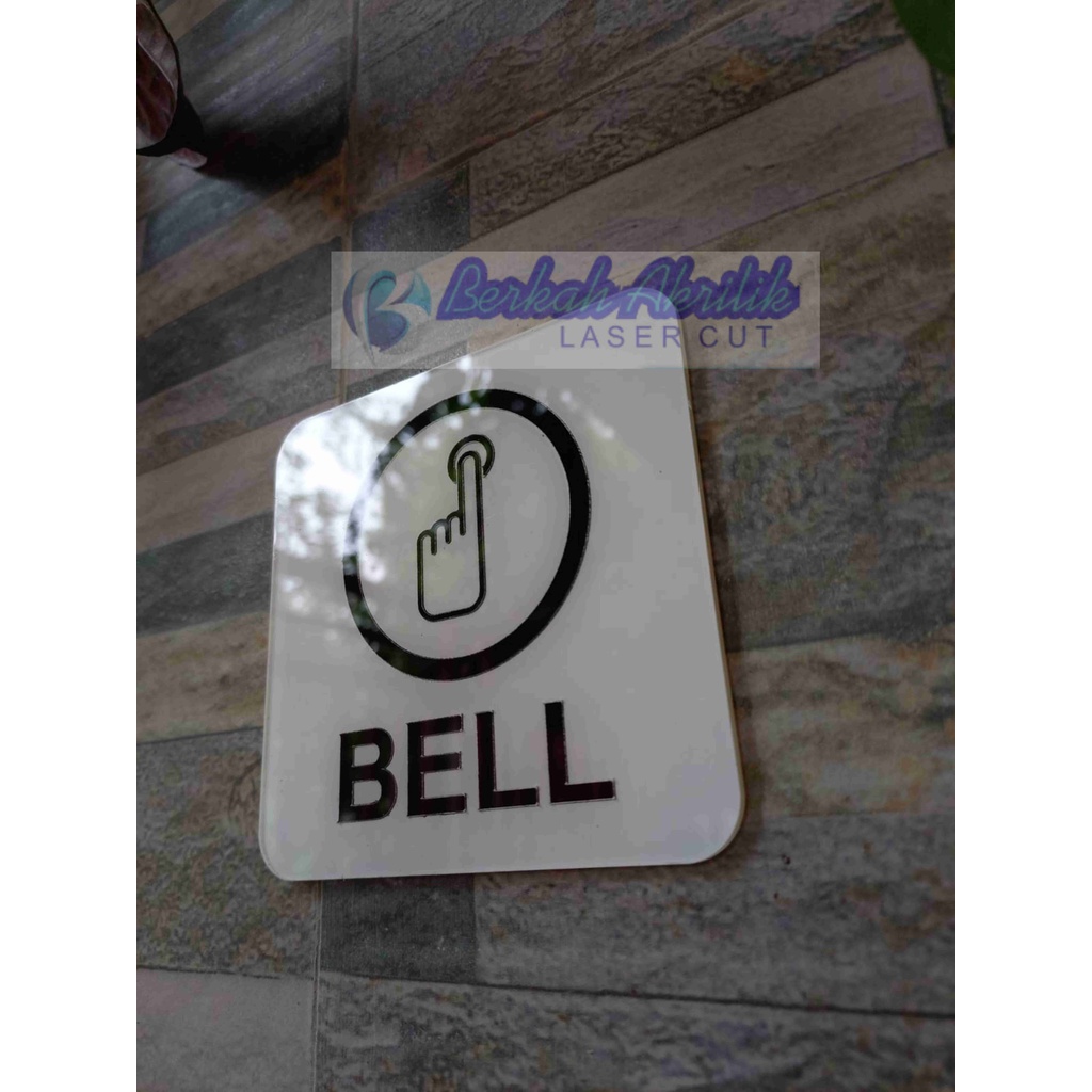 NAMA BELL BAHAN ACRYLIC