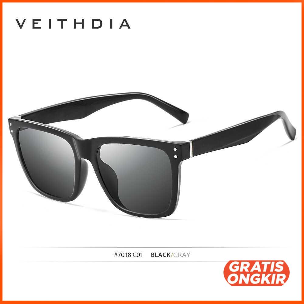 Veithdia Kacamata Classic UV Polarized Sunglasses 7018