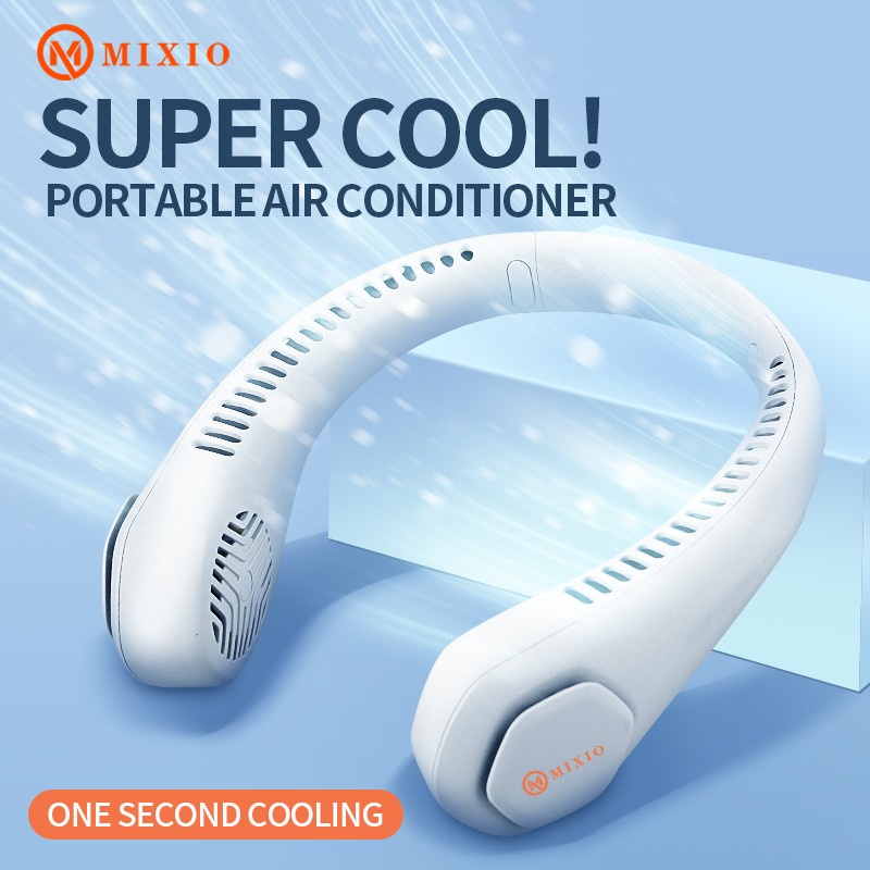 MIXIO M67 Smart Lazy Neck Fan/Kipas Angin Leher Portable USB Charger