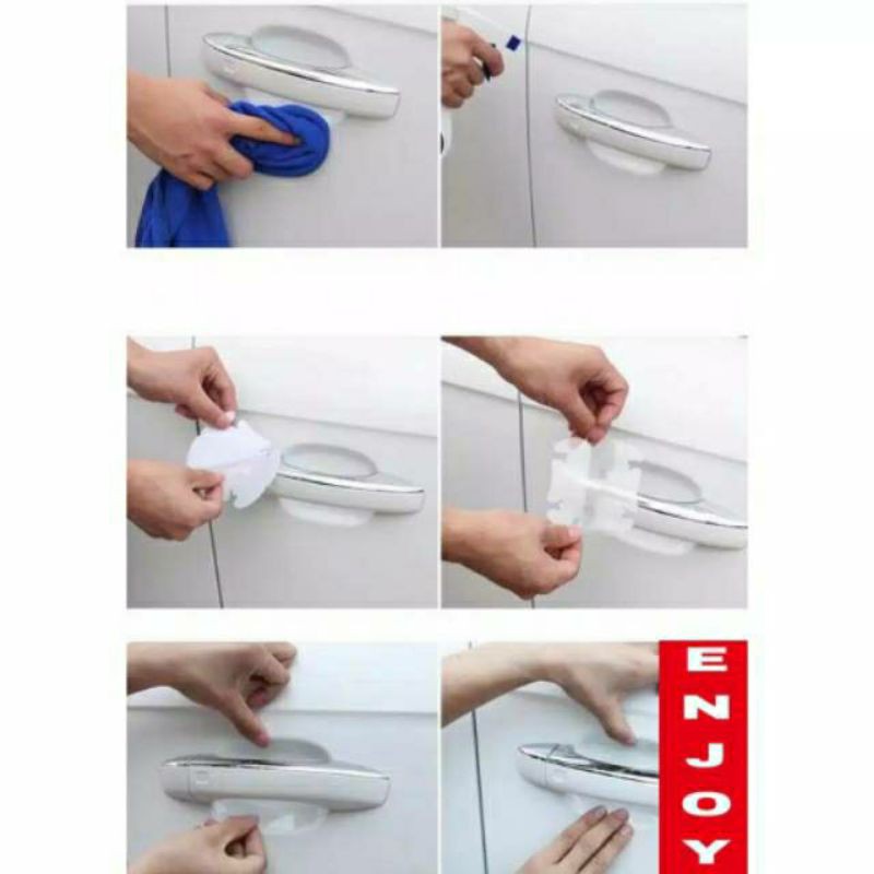 Anti Gores Pelindung Gagang pintu Mobil 1pack=4pcs - Car Handle Protector