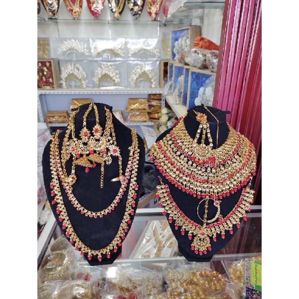 kalung set India bridal lengkapp