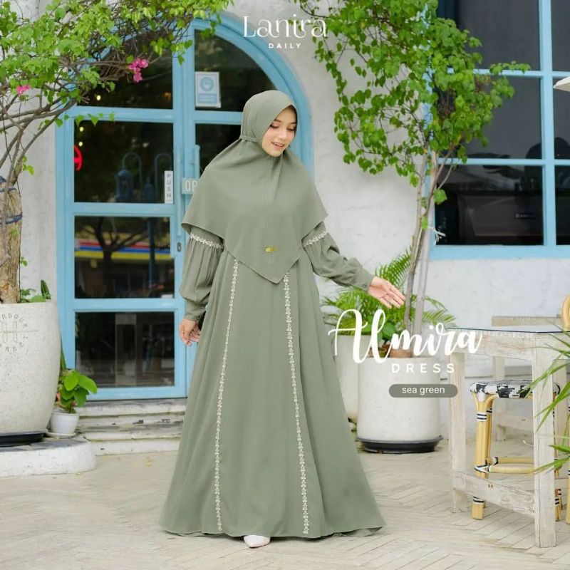 ALMIRA GAMIS PLUS JILBAB UKURAN M L XL XXL XXXL 4XL gamis syari busui polos jumbo terbaru terlaris murah pesta kondangan gamis remaja set Maxi dress wanita plus Khimar stelan promo haji umroh lebaran baju muslimah seragam