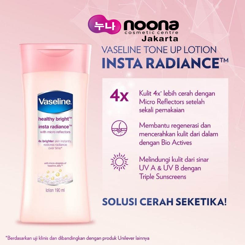 VASELINE HEALTHY BRIGHT  INSTA RADIANCE